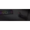 GENESIS Carbon 500 Hyper Logo, preto, monocromático, tecido, borracha, tapete de rato gaming