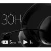 Headset Sony Inzone H9 II sem fios com arco de cabeça gaming USB Type-C Bluetooth preto, branco