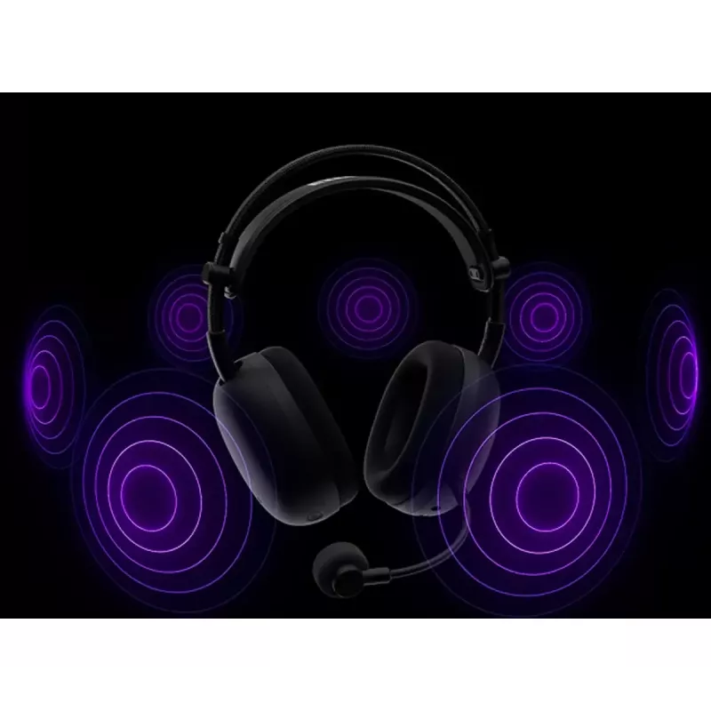 Headset Sony Inzone H9 II sem fios com arco de cabeça gaming USB Type-C Bluetooth preto, branco