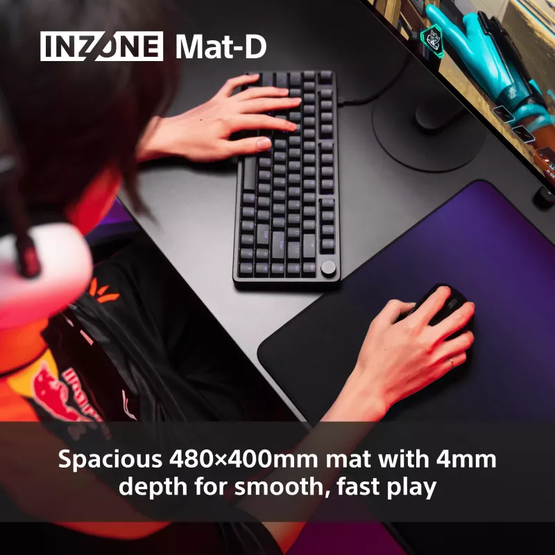 Tapete de rato gaming Sony INZONE Mat-D preto