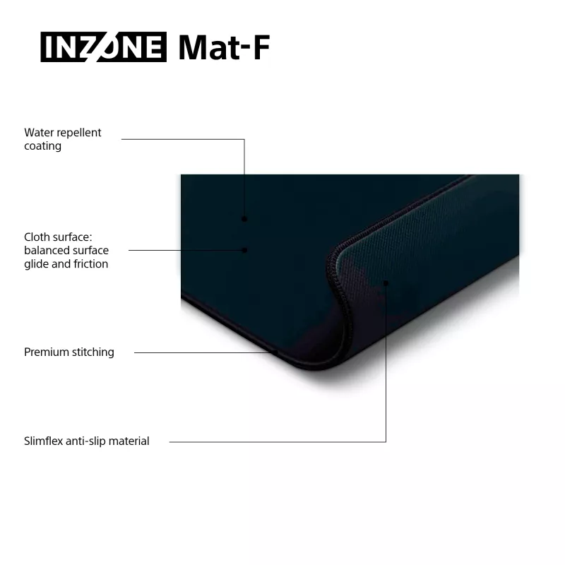 Tapete de rato gaming Sony NZONE Mat-F preto
