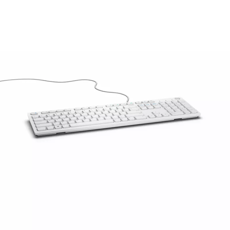 Teclado com fios DELL - KB216 - US International (QWERTY) - branco