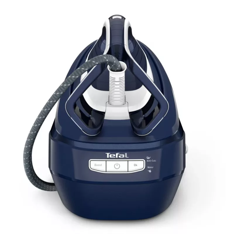 Ferro de engomar Tefal Pro Express Vision GV9812 3000 W 1,1 L base Durilium AirGlide Autoclean azul, branco