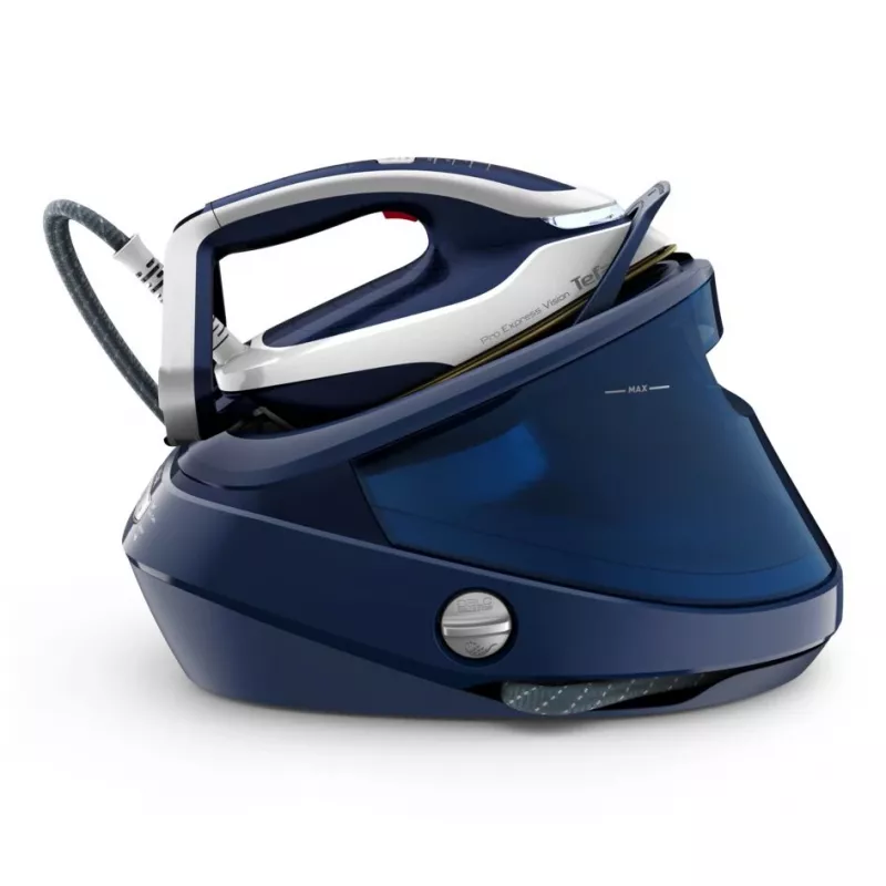 Ferro de engomar Tefal Pro Express Vision GV9812 3000 W 1,1 L base Durilium AirGlide Autoclean azul, branco