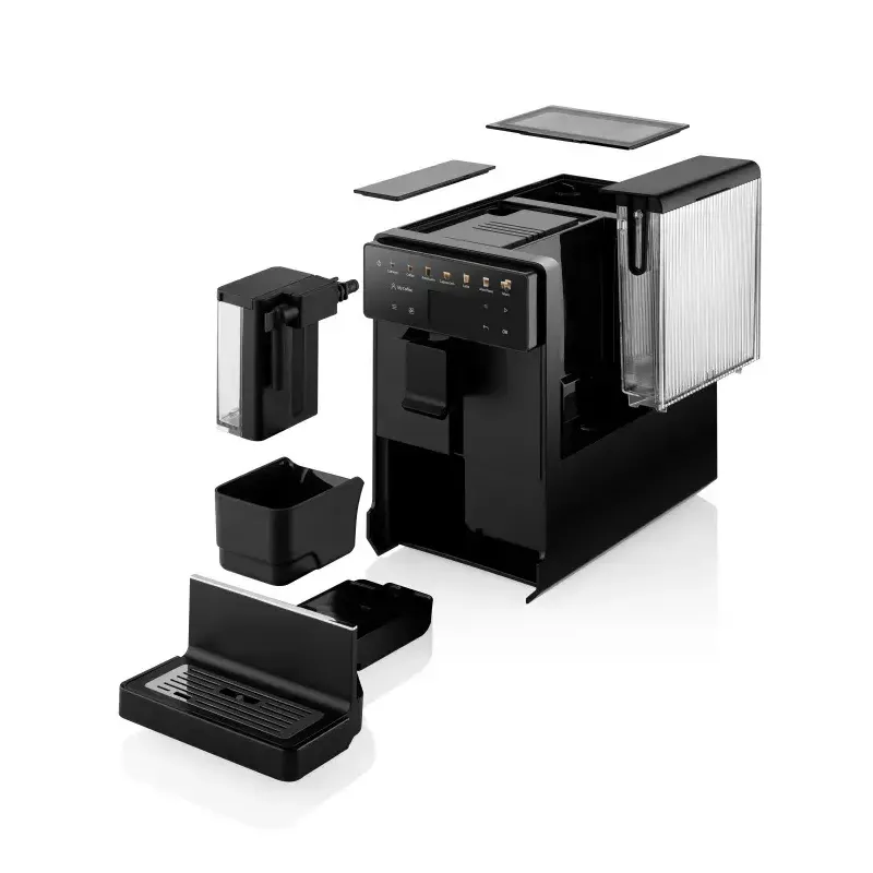 Máquina de café ETA Acorto ETA918090000 1,4L, 1400W, 19 bar, espumador de leite, preto
