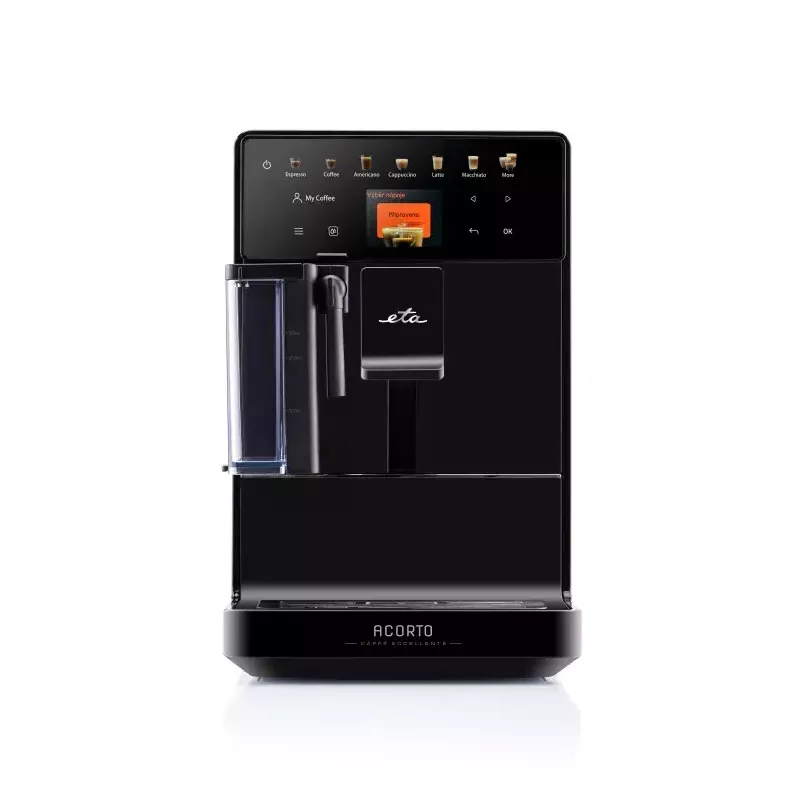 Máquina de café ETA Acorto ETA918090000 1,4L, 1400W, 19 bar, espumador de leite, preto