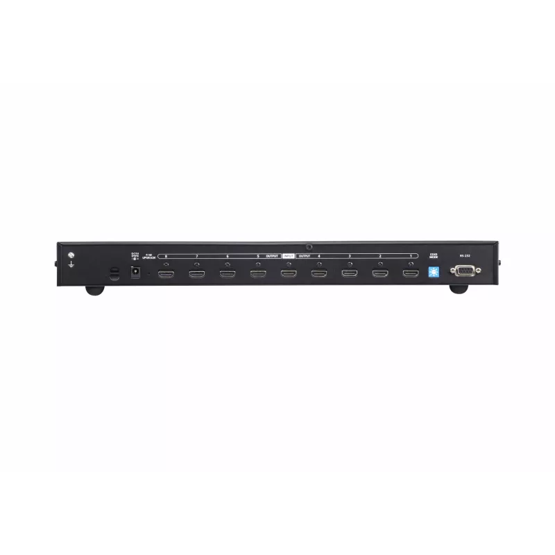 Splitter HDMI ATEN 8 portas True 4K, HDMI, 8x HDMI, 4096 x 2160 píxeis, preto, metal, 4K Ultra HD