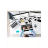 Apoio de pulso Port Designs 900718 — gel/silicone/borracha/poliéster, 400 × 60 × 20 mm, preto