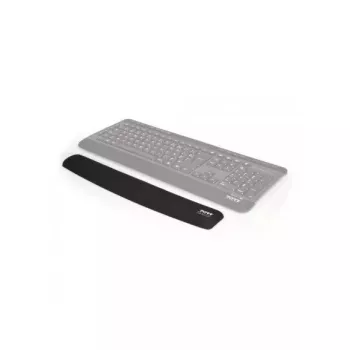Apoio de pulso Port Designs 900718 — gel/silicone/borracha/poliéster, 400 × 60 × 20 mm, preto