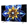 TV TCL 55T8C 55 polegadas QLED 4K Ultra HD, HDR10, Google TV, 144Hz, Direct-LED, 4×HDMI 2.1, Bluetooth/Wi‑Fi, metálico