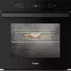 Forno de encastrar Whirlpool WOI6A8FPT1SBA 73 L elétrico preto comando tátil