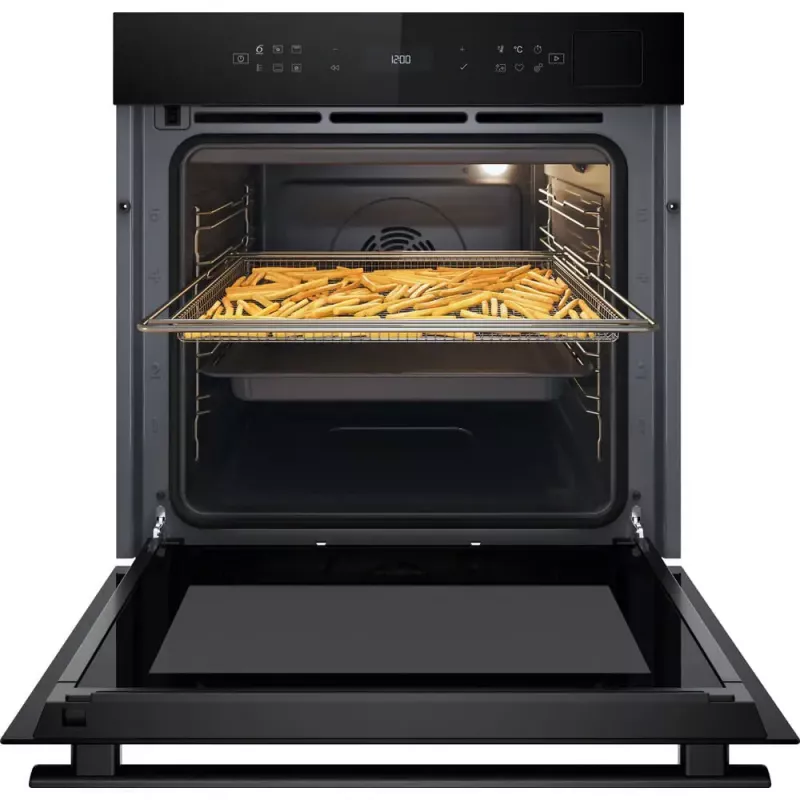 Forno de encastrar Whirlpool WOI6A8FPT1SBA 73 L elétrico preto comando tátil