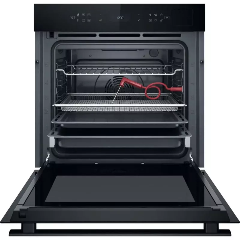 Forno de encastrar Whirlpool WOI6A8FPT1SBA 73 L elétrico preto comando tátil