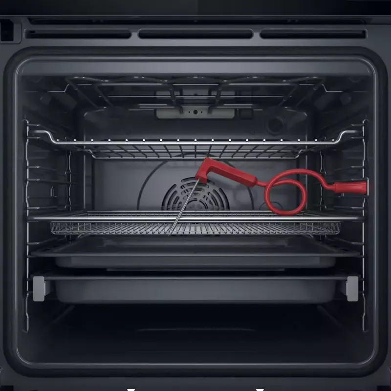 Forno de encastrar Whirlpool WOI6A8FPT1SBA 73 L elétrico preto comando tátil