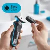 Máquina de barbear de lâminas BRAUN Series 5 51-M1000s — 3 cabeças, molhado e seco, bateria de iões de lítio, carregamento rápido, preto/azul