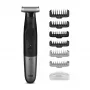 Máquina de barbear de lâminas Braun Series X XT5200 com aparador preto, metálico