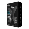 Máquina de barbear de lâminas Braun Series X XT5200 com aparador preto, metálico