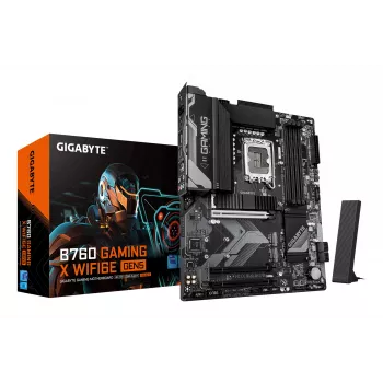 Placa-mãe GIGABYTE B760 GAMING X WIFI6E GEN5, Intel B760, LGA 1700, ATX, DDR5 até 256 GB, PCIe 5.0, Wi-Fi 6E, LAN 2,5 Gb