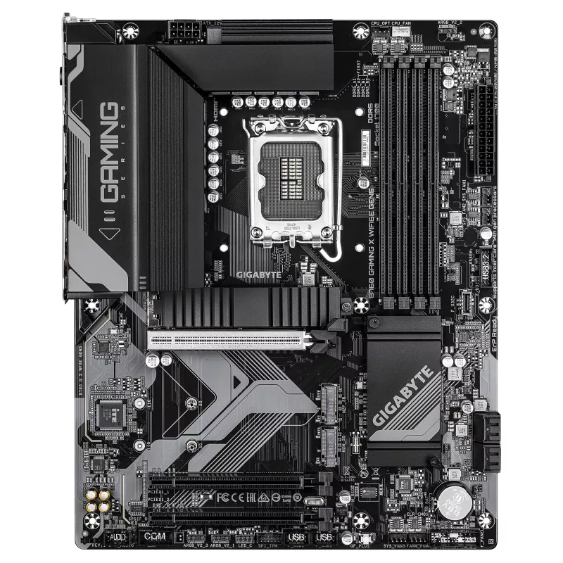 Placa-mãe GIGABYTE B760 GAMING X WIFI6E GEN5, Intel B760, LGA 1700, ATX, DDR5 até 256 GB, PCIe 5.0, Wi-Fi 6E, LAN 2,5 Gb