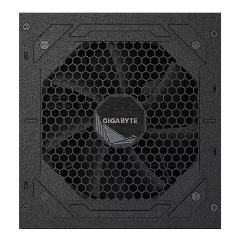 Fonte de alimentação GIGABYTE UD1000GM PG5 V2 – PCIe Gen 5.1, 80 PLUS Gold, construção totalmente modular, ventoinha de 120 mm, compatível com ATX 3.1, ficha EU