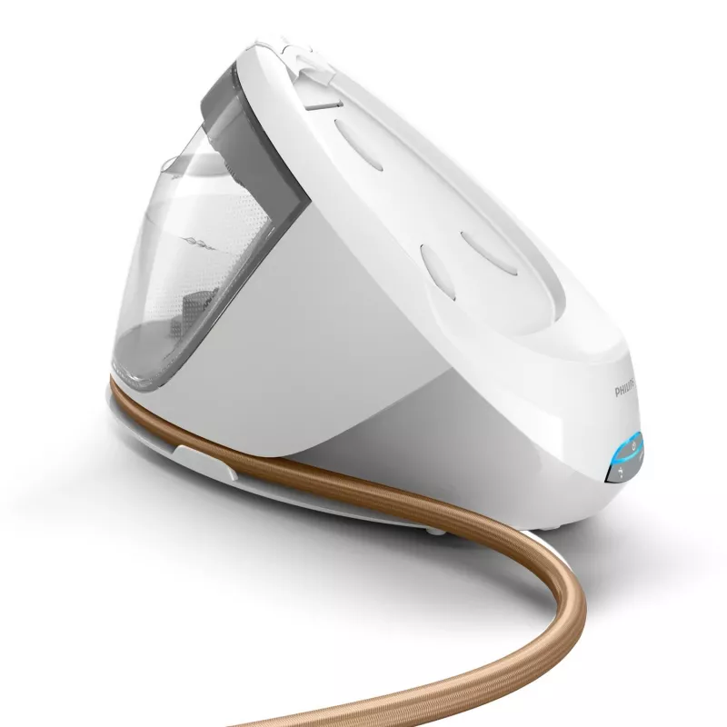 Central de engomar a vapor Philips 7000 Série PSG7040/10 2100 W 1,8 L base SteamGlide Elite dourado, branco