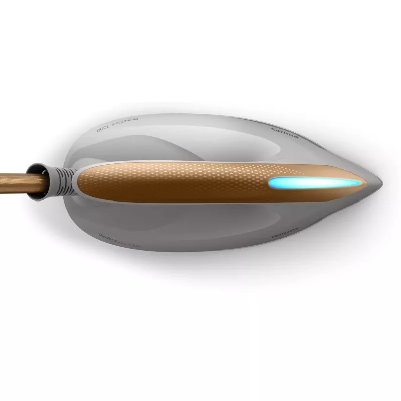 Central de engomar a vapor Philips 7000 Série PSG7040/10 2100 W 1,8 L base SteamGlide Elite dourado, branco