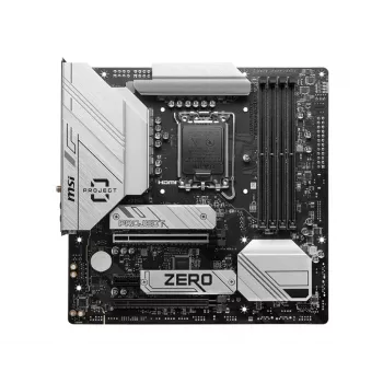 Placa-mãe MSI B760M Project Zero Intel B760 LGA 1700 micro ATX