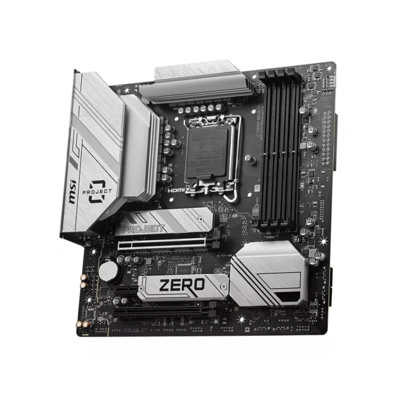 Placa-mãe MSI B760M Project Zero Intel B760 LGA 1700 micro ATX