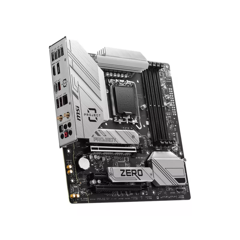 Placa-mãe MSI B760M Project Zero Intel B760 LGA 1700 micro ATX