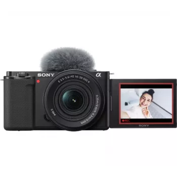 Sony ZV-E10 + E PZ 16-50mm F3.5-5.6 OSS II MILC 24,2 MP CMOS 6000 x 4000 píxeis preto