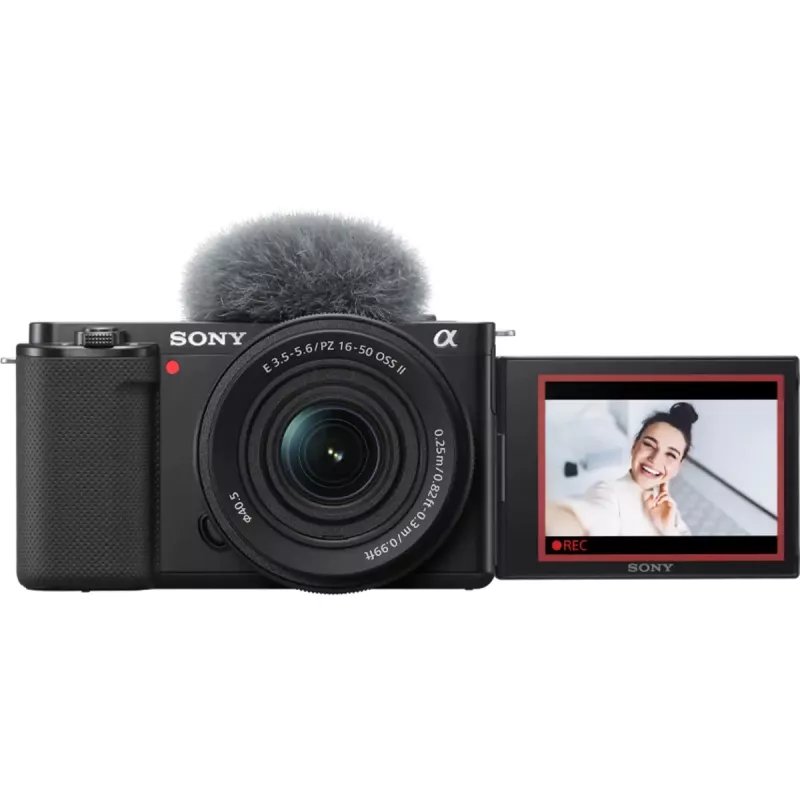 Sony ZV-E10 + E PZ 16-50mm F3.5-5.6 OSS II MILC 24,2 MP CMOS 6000 x 4000 píxeis preto