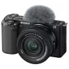 Sony ZV-E10 + E PZ 16-50mm F3.5-5.6 OSS II MILC 24,2 MP CMOS 6000 x 4000 píxeis preto