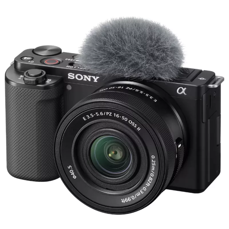 Sony ZV-E10 + E PZ 16-50mm F3.5-5.6 OSS II MILC 24,2 MP CMOS 6000 x 4000 píxeis preto