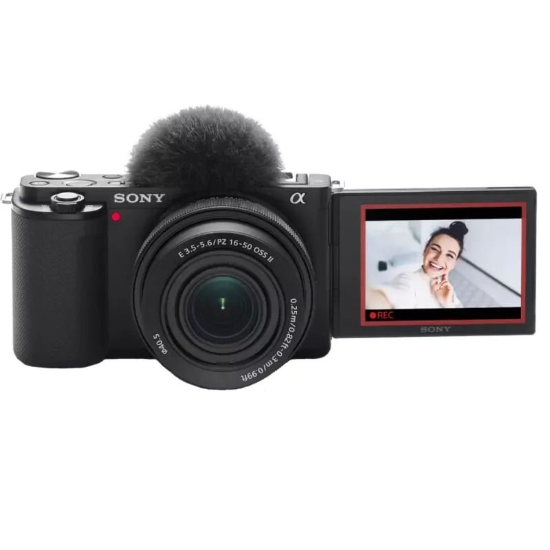 Sony ZV-E10 + E PZ 16-50mm F3.5-5.6 OSS II MILC 24,2 MP CMOS 6000 x 4000 píxeis preto