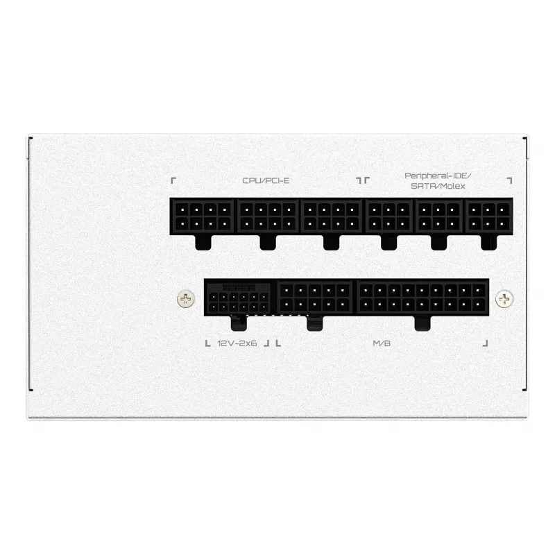 Fonte de alimentação GIGABYTE UD1000GM PG5 V2 1000W ATX 3.1 totalmente modular 80 PLUS Gold branca