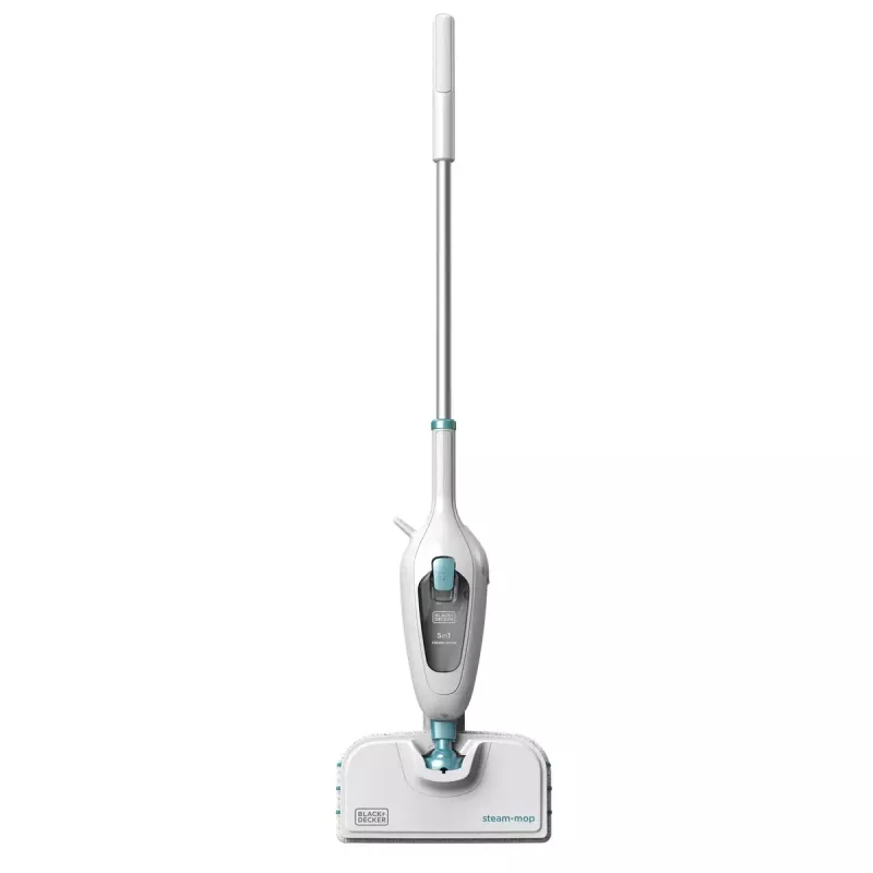 Black & Decker FSMH13E5-QS esfregona a vapor 5 em 1, 1300 W, com fio, depósito de água de 0,38 l, branco/azul