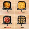 Fritadeira Tefal Easy Fry Mega EY855D10 individual 7,5 l de pé 2020 W fritadeira de ar quente preta, aço inoxidável