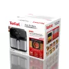 Fritadeira Tefal Easy Fry Mega EY855D10 individual 7,5 l de pé 2020 W fritadeira de ar quente preta, aço inoxidável