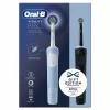 Escova de dentes elétrica Oral-B Vitality Pro Duo rotativa-oscilante para adultos, preta, azul, branca