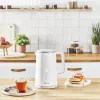 Chaleira elétrica Tefal KO6931, 1,5 L, 1800 W, branca, 5 definições de temperatura, função de manutenção de calor 30 min.