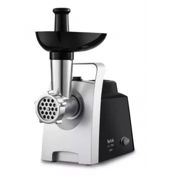 Picadora de carne Tefal HV1 NE1098 1400 W 1,7 kg/min preta, prateada