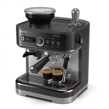 Máquina de café expresso Philips Barista Brew, 2,3 L, moinho integrado, 1350 W, preta