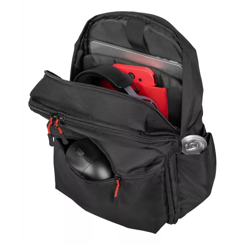 Mochila gaming Genesis GENESIS Palladium 200 — preta, poliéster, 140×280×400 mm