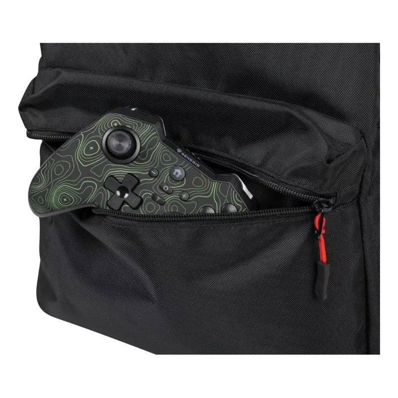 Mochila gaming Genesis GENESIS Palladium 200 — preta, poliéster, 140×280×400 mm