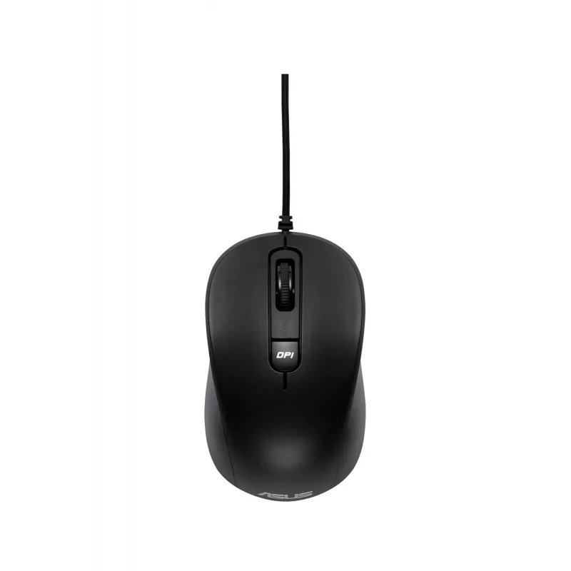 Rato ASUS MU101C escritório ambidestro USB Type-A ótico 3200 DPI