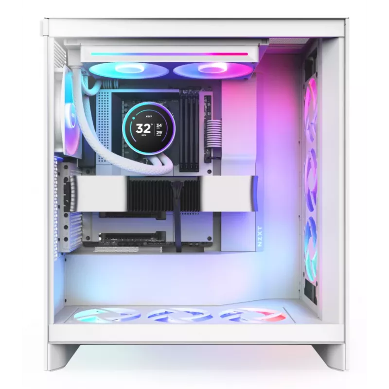 Arrefecedor líquido all-in-one NZXT Kraken Elite 280 RGB 14 cm branco