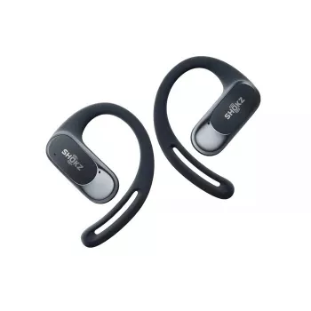 Headset SHOKZ OpenFit Air sem fios gancho de orelha chamadas/música/desporto/dia a dia Bluetooth preto