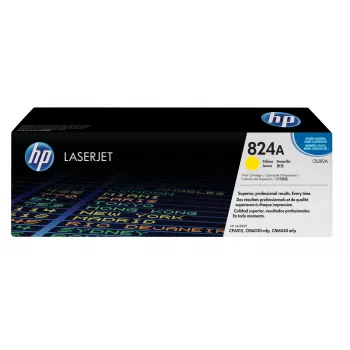 Cartucho de toner HP 824A amarelo original LaserJet, 21000 páginas, amarelo, 1 unid.