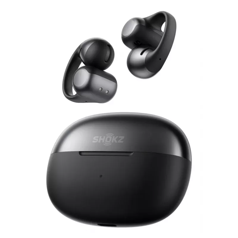 Headset SHOKZ OpenDots ONE sem fios ear-clip-on chamadas/música/desporto/dia a dia Bluetooth preto
