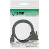 Cabo InLine HDMI para DVI ficha / ficha 18+1 banhado a ouro 3m